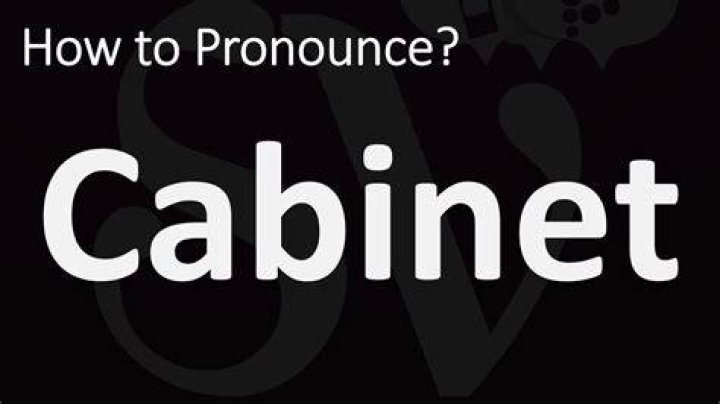 How to pronounce cabinet